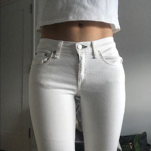 white skinny jeans - rag & bone